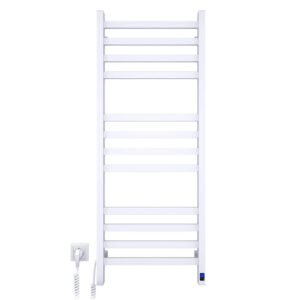 Електрична сушарка для рушників Santan Драбина Авангард 480х1200 біла, Sensor, лівобічна