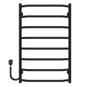 Сушарка для рушників електрична Трапеція П8 500х800 Deffi Чорний EF16 (D.TR.80.50.8.E.B.L.5)