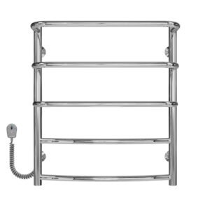 Сушарка для рушників електрична Каскад Дуга П5 400х600 Deffi Хром EF16 (C.KD.60.40.5.E.C.L.5)