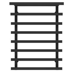 Сушарка для рушників водяна Agata П8 400x800 Deffi Чорна (A.AG.80.40.8.B.B)