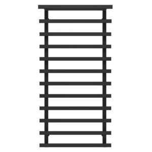 Сушарка для рушників водяна Agata П12 500x1200 Deffi Чорна (A.AG.120.50.12.B.B)