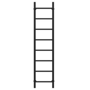 Сушарка для рушників водяна Оріон П8 200х1400 Deffi Чорна (C.OR.140.20.8.B.C)