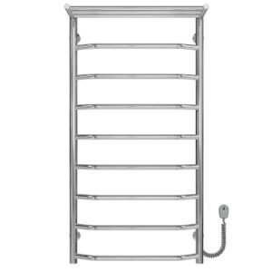 Сушарка для рушників електрична Трапеція з полицею П9 500х1000 Deffi Хром EF16 (C.TP.100.50.9.E.C.R.5)