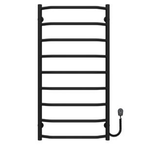 Сушарка для рушників електрична Трапеція П9 500х1000 Deffi Чорний EF16 (C.TR.100.50.9.E.B.R.5)