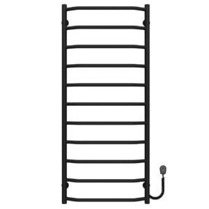 Сушарка для рушників електрична Трапеція П11 500х1200 Deffi Чорний EF16 (C.TR.120.50.11.E.B.R.5)