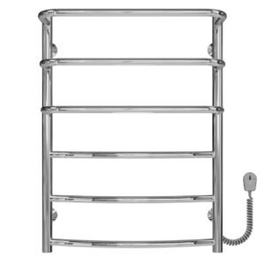 Сушарка для рушників електрична Каскад Дуга П6 500х700 Deffi Хром EF16 (C.KD.70.50.6.E.C.R.5)