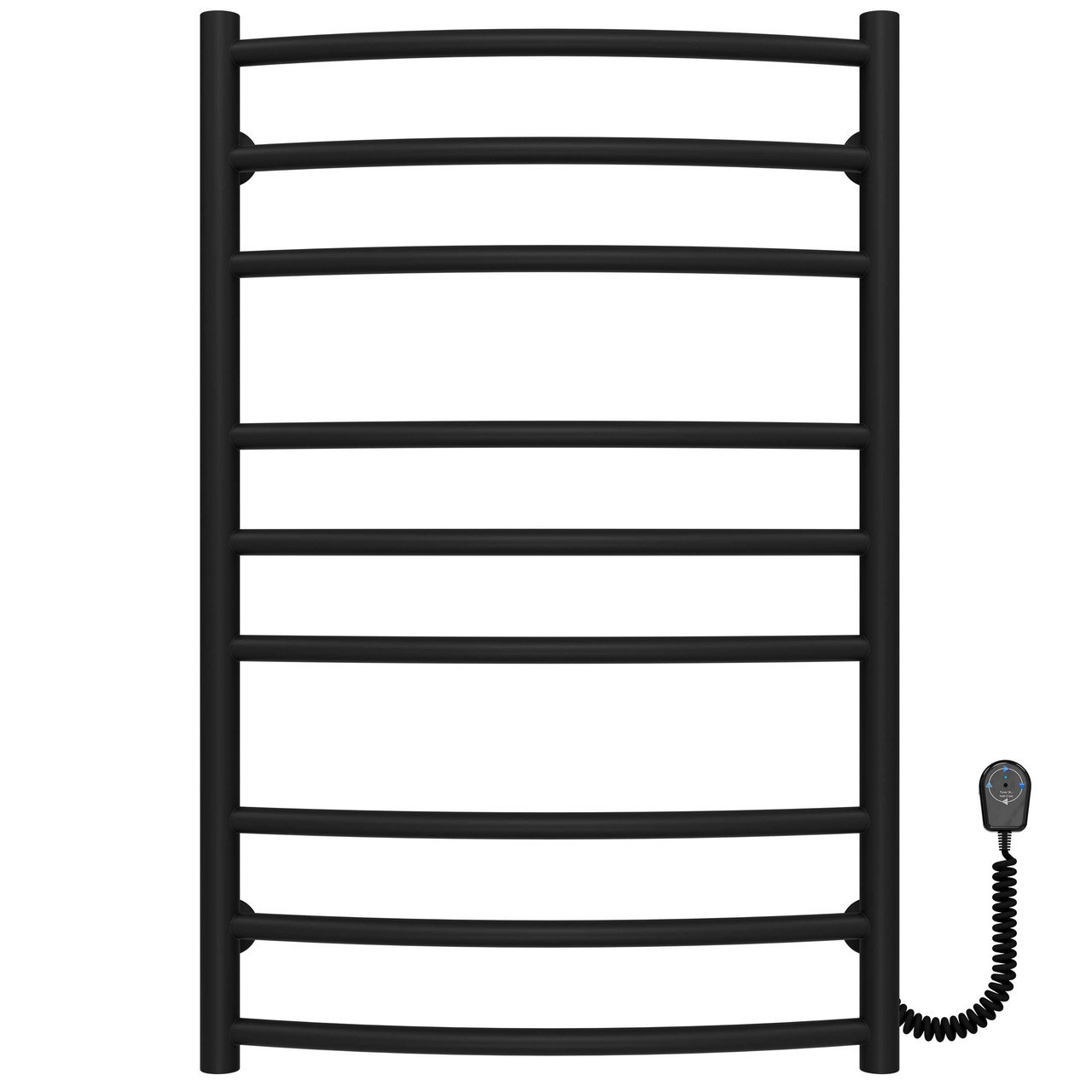 Сушарка для рушників електрична Класик Еліт П9 400х800 Deffi Чорна EF16 (C.KE.80.40.9.E.B.R.5)