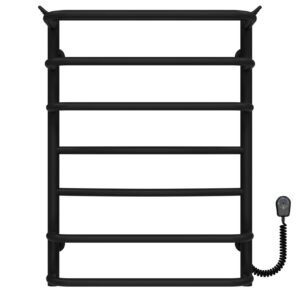 Сушарка для рушників електрична Юність П7 400х700 Deffi Чорний EF16 (C.YU.70.40.7.E.B.R.5)