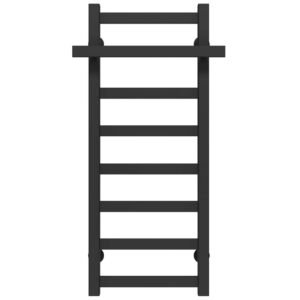 Сушарка для рушників водяна Nicolе П8 400х800 Deffi Чорна (A.NI.80.40.8.B.A)