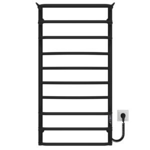 Сушарка для рушників електрична Юність П10 500х1000 Deffi Чорна JD03 (C.YU.100.50.10.E.B.R.1)