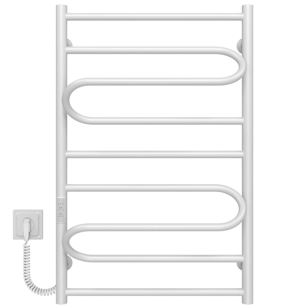 Сушарка для рушників електрична Вілла 500х800 Deffi Білий WD03 (C.VP.80.50.E.W.L.3)