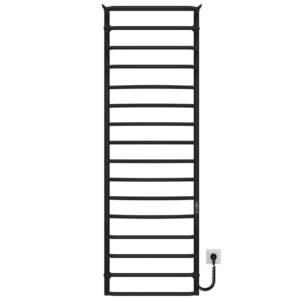 Сушарка для рушників електрична Юність П16 500х1600 Deffi Чорна JD03 (C.YU.160.50.16.E.B.R.1)