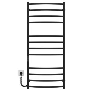 Сушарка для рушників електрична Класик Еліт П12 600х1200 Deffi Чорна JD03 (C.KE.120.60.12.E.B.L.1)