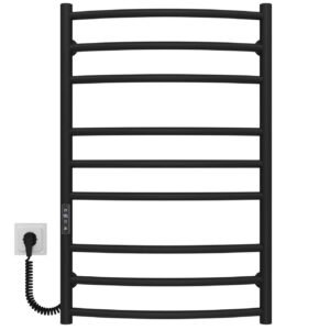 Сушарка для рушників електрична Класик Еліт П9 600х800 Deffi Чорна JD03 (C.KE.80.60.9.E.B.L.1)