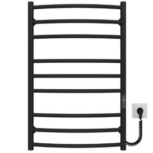 Сушарка для рушників електрична Класик Еліт П9 600х800 Deffi Чорна JD03 (C.KE.80.60.9.E.B.R.1)